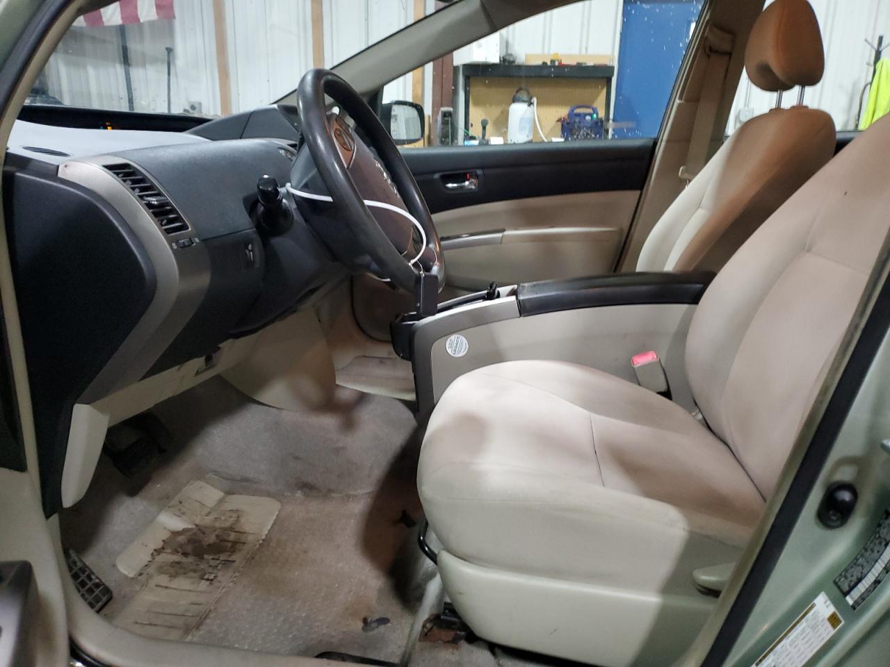 2007 Toyota Prius VIN JTDKB20U677659428 Copart auction photo, front end damage thumbnail 7