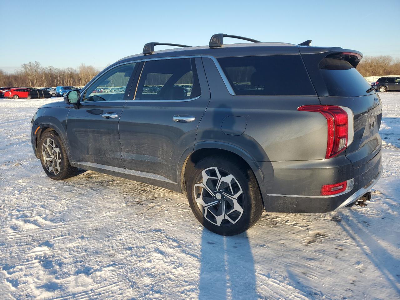 2021 Hyundai Palisade VIN KM8R7DHE0MU246485 Copart auction photo, front end damage thumbnail 2