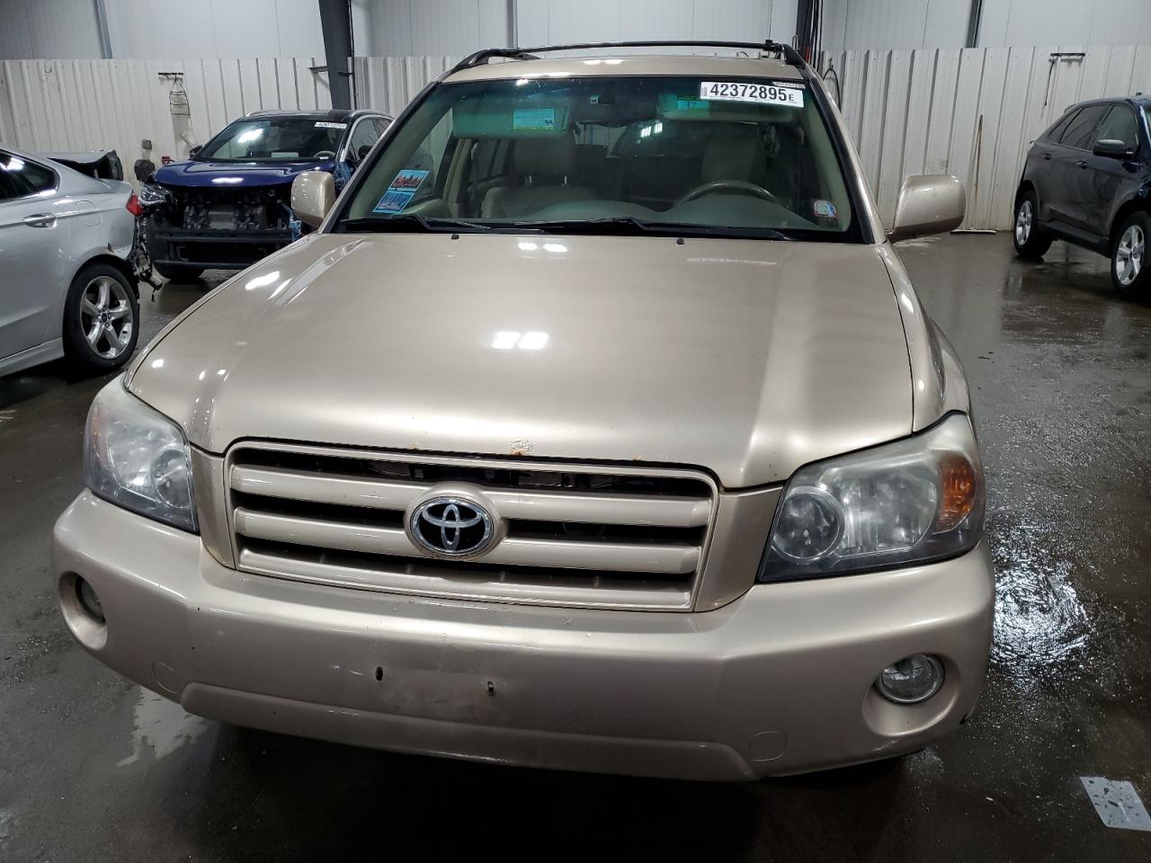 2005 Toyota Highlander VIN JTEEP21A850071390 Copart auction photo, rear end damage thumbnail 5