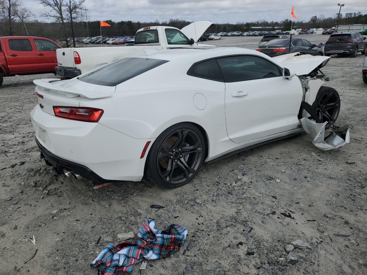 2016 Chevrolet Camaro VIN 1G1FG1R77G0123793 Copart auction photo, front end damage thumbnail 3