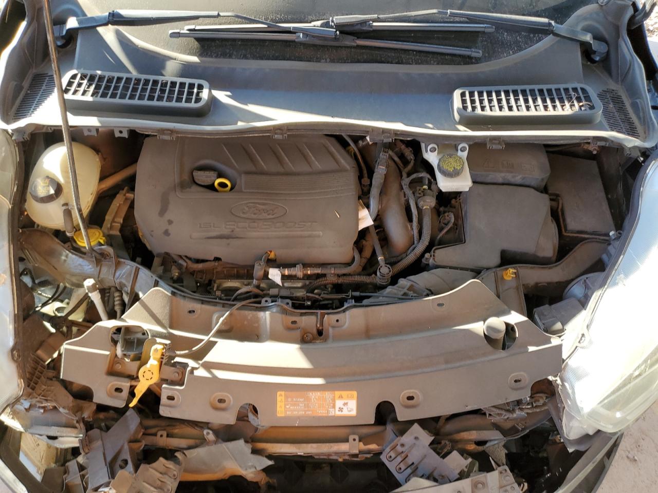 2017 Ford Escape VIN 1FMCU0GD1HUA95033 Copart auction photo, front end damage thumbnail 13