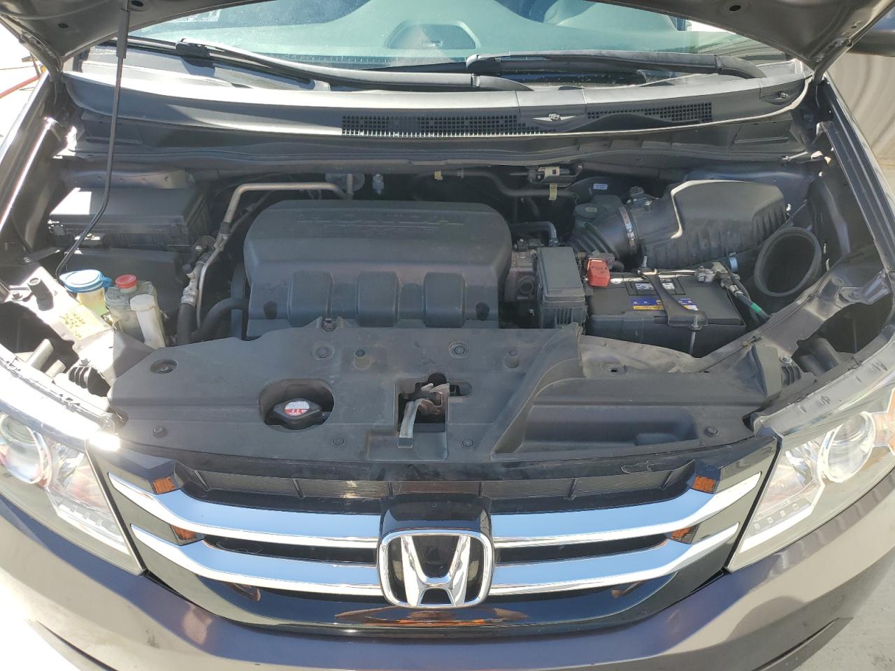 2014 Honda Odyssey VIN 5FNRL5H67EB115840 Copart auction photo, side damage thumbnail 12