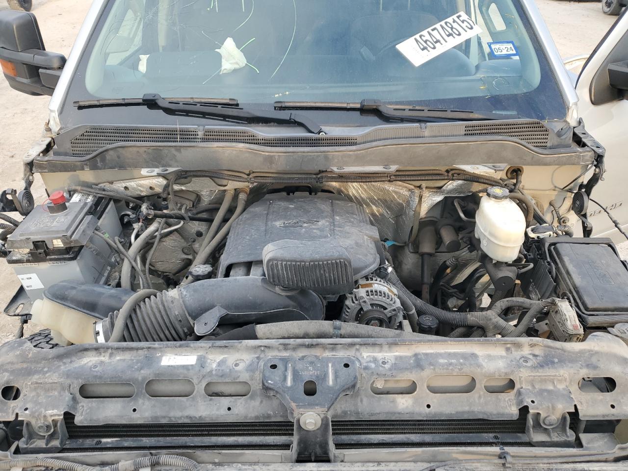 2017 Chevrolet Silverado VIN 1GC1KVEG2HF101471 Copart auction photo, front end / stripped damage thumbnail 11