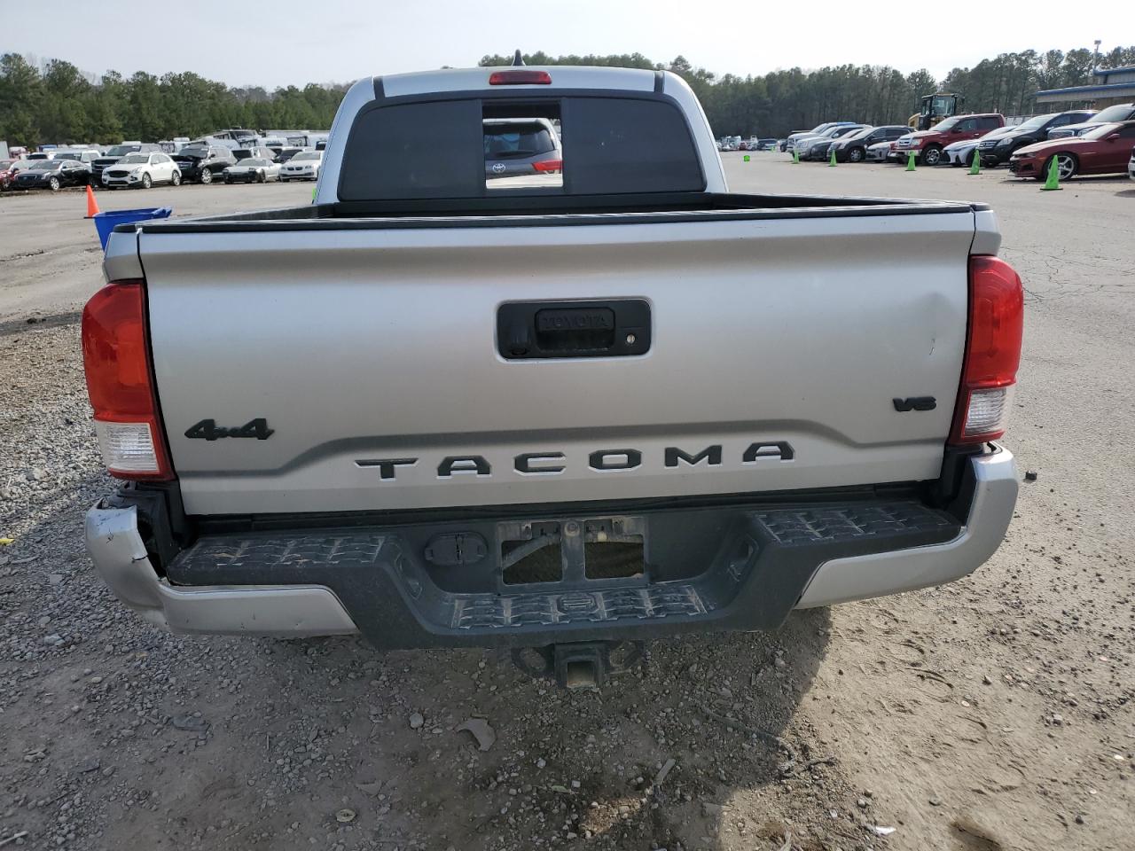2022 Toyota Tacoma VIN 3TYSZ5AN9NT100550 Copart auction photo, burn / front end damage thumbnail 6