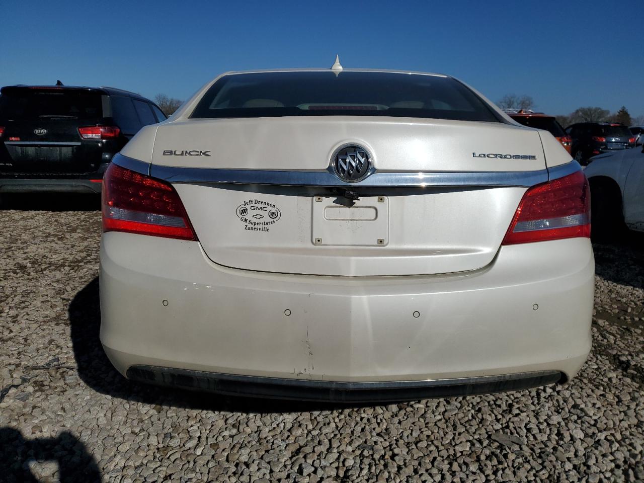 2014 Buick LaCrosse VIN 1G4GB5GR9EF127971 Copart auction photo, side damage thumbnail 6