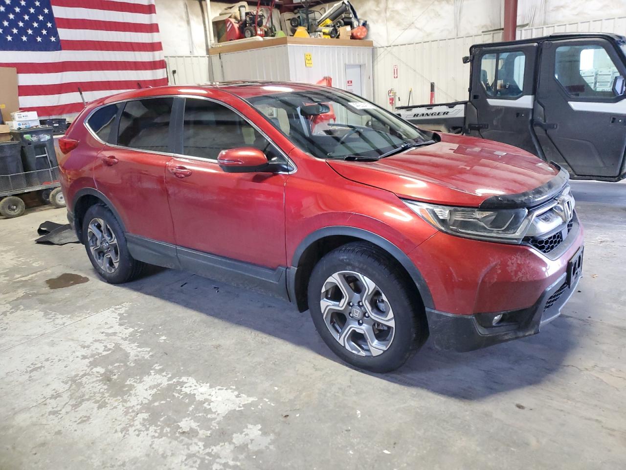 2017 Honda CR-V VIN 5J6RW2H84HL066857 Copart auction photo, side / rear end damage thumbnail 4