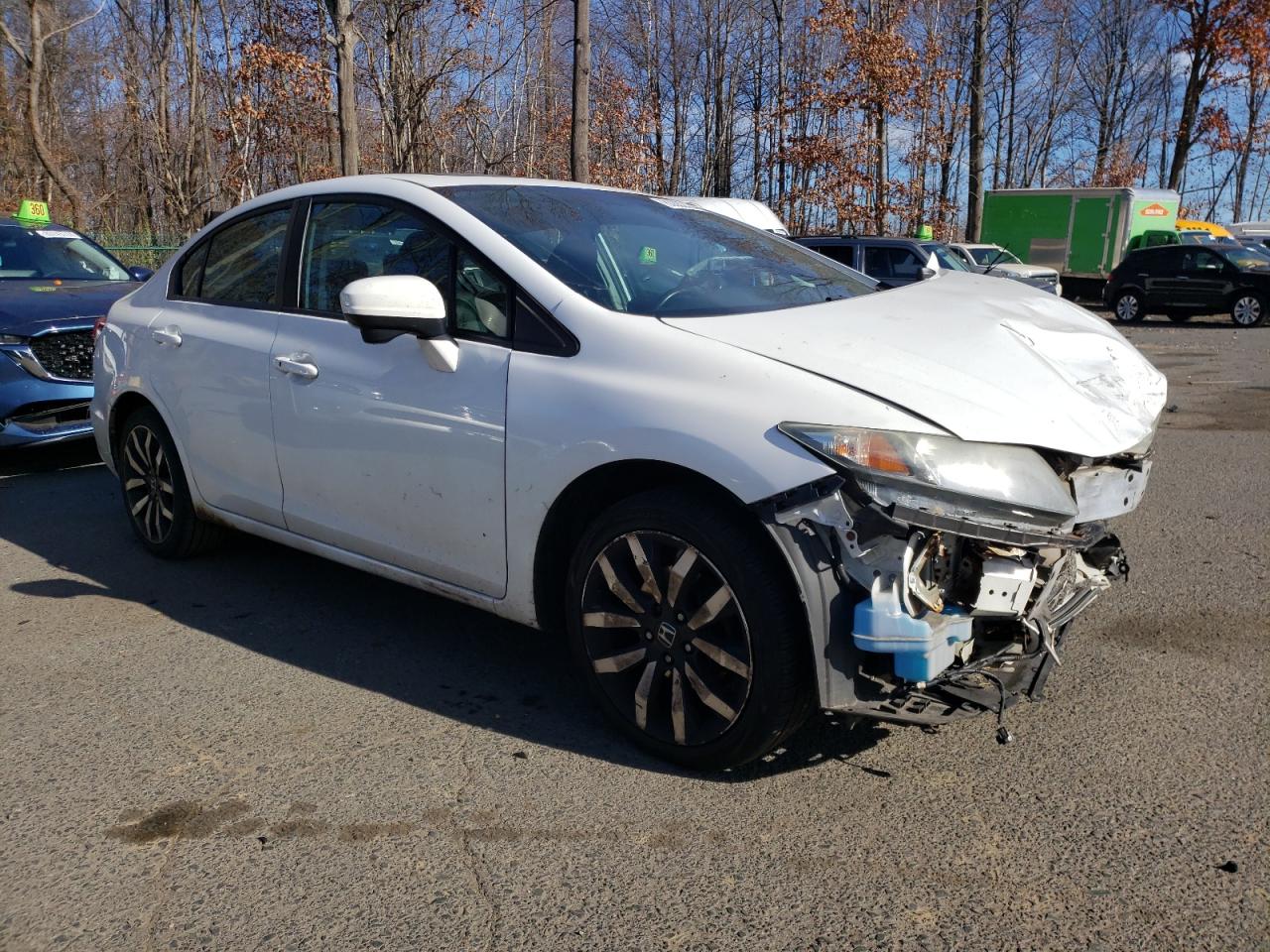 2015 Honda Civic VIN 19XFB2F99FE215771 Copart auction photo, front end / minor dent/scratches damage thumbnail 4