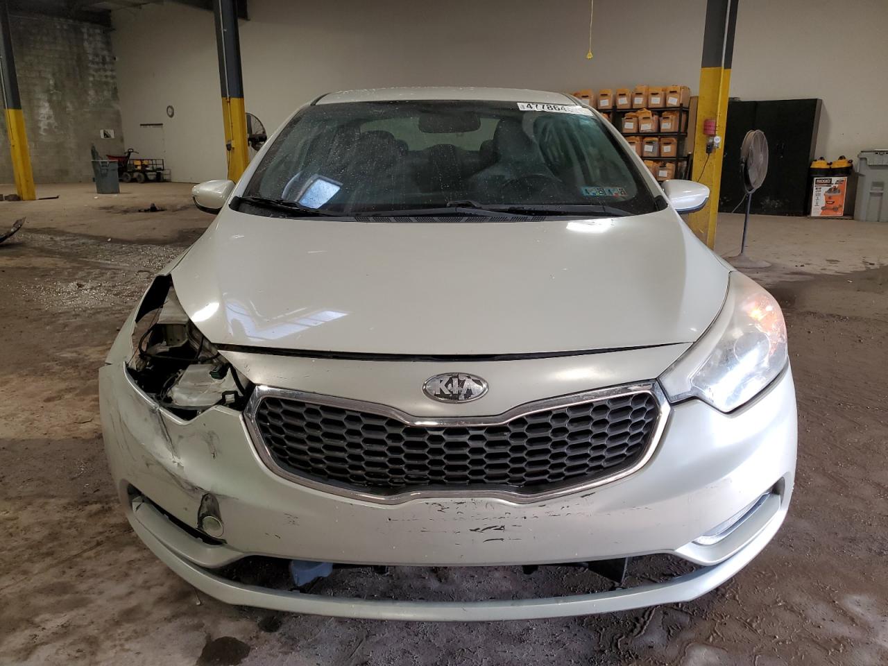2014 KIA Forte VIN KNAFK4A66E5135019 Copart auction photo, front end damage thumbnail 5
