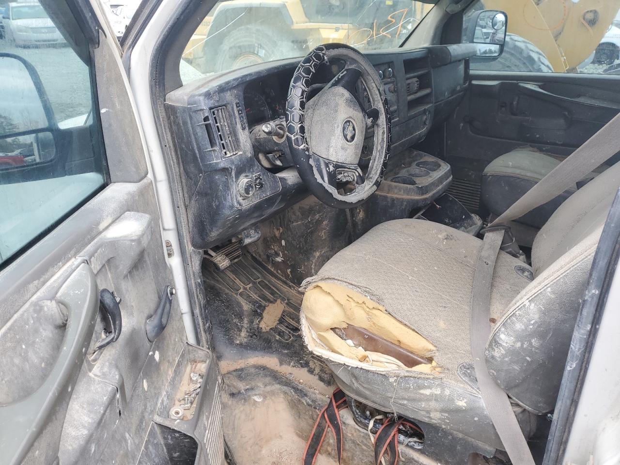 2009 Chevrolet Express VIN 1GCGG25C291155391 Copart auction photo, rear end damage thumbnail 8