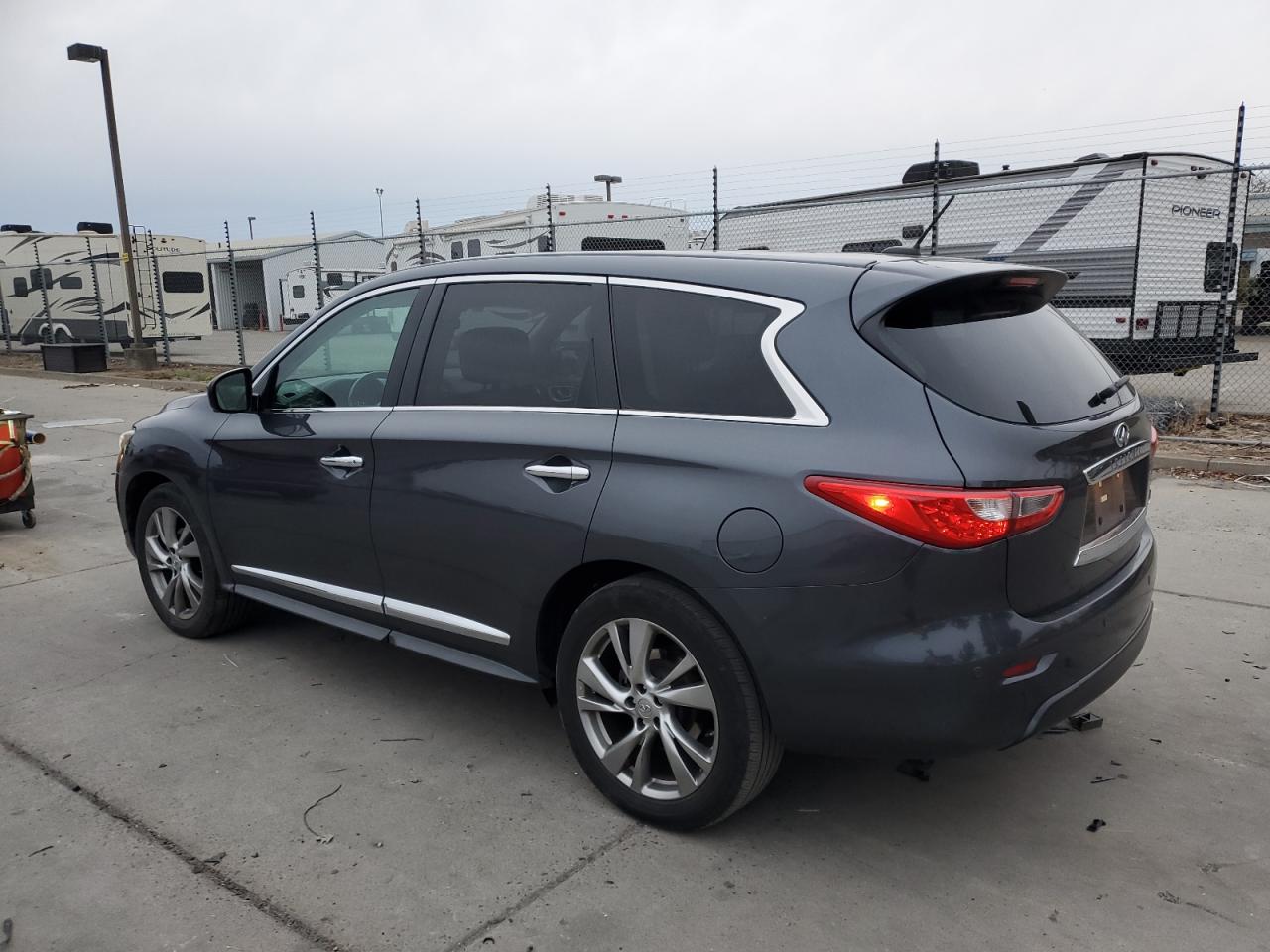 2013 Infiniti JX VIN 5N1AL0MM3DC327291 Copart auction photo, side damage thumbnail 2