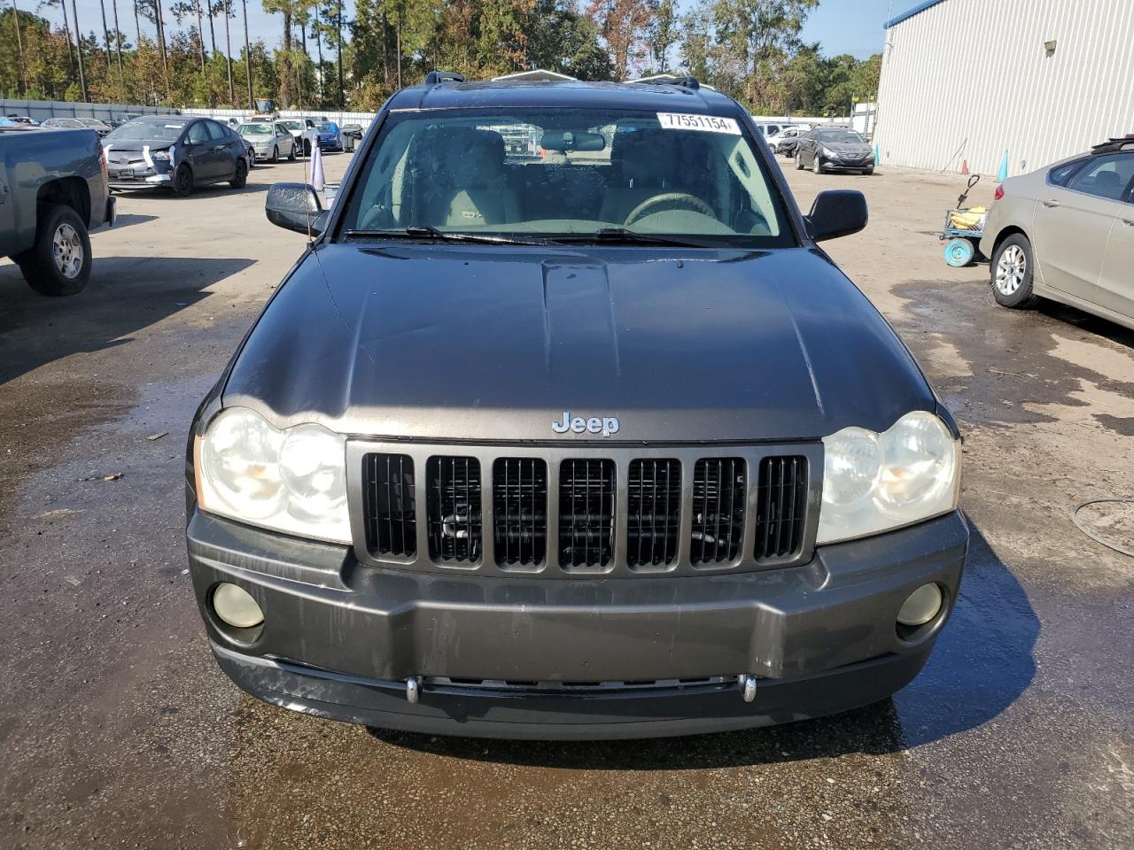 2006 Jeep Grand Cherokee VIN 1J4HS48N96C357909 Copart auction photo, top/roof / rear end damage thumbnail 5