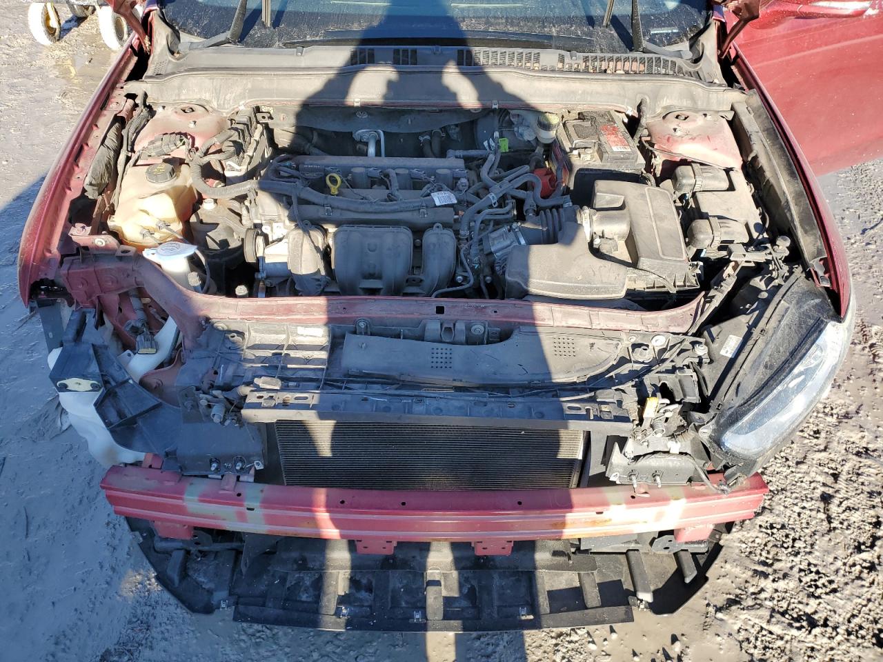 2015 Ford Fusion VIN 3FA6P0H76FR291156 Copart auction photo, front end damage thumbnail 11