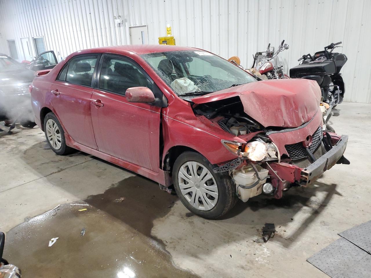 2009 Toyota Corolla VIN 2T1BU40E09C116513 Copart auction photo, front end damage thumbnail 4