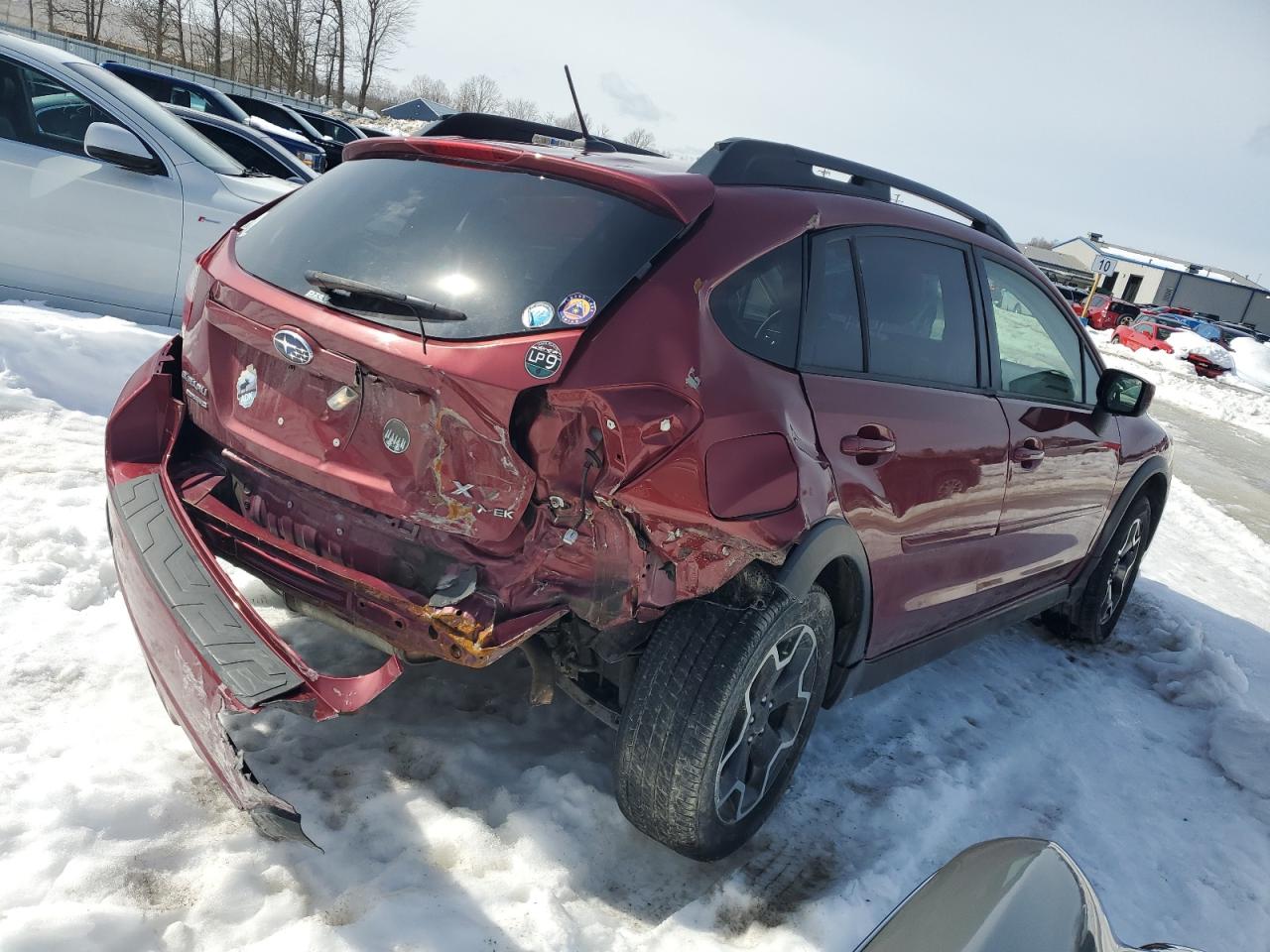 2015 Subaru XV VIN JF2GPAFC9F8291174 Copart auction photo, rear end damage thumbnail 3