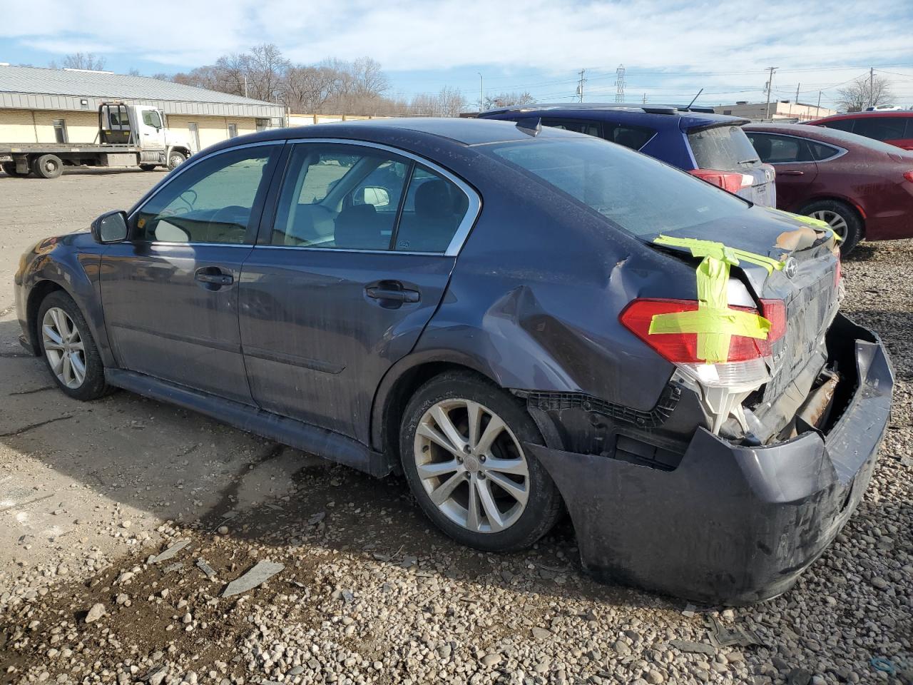 2014 Subaru Legacy VIN 4S3BMCC69E3005234 Copart auction photo, rear end damage thumbnail 2