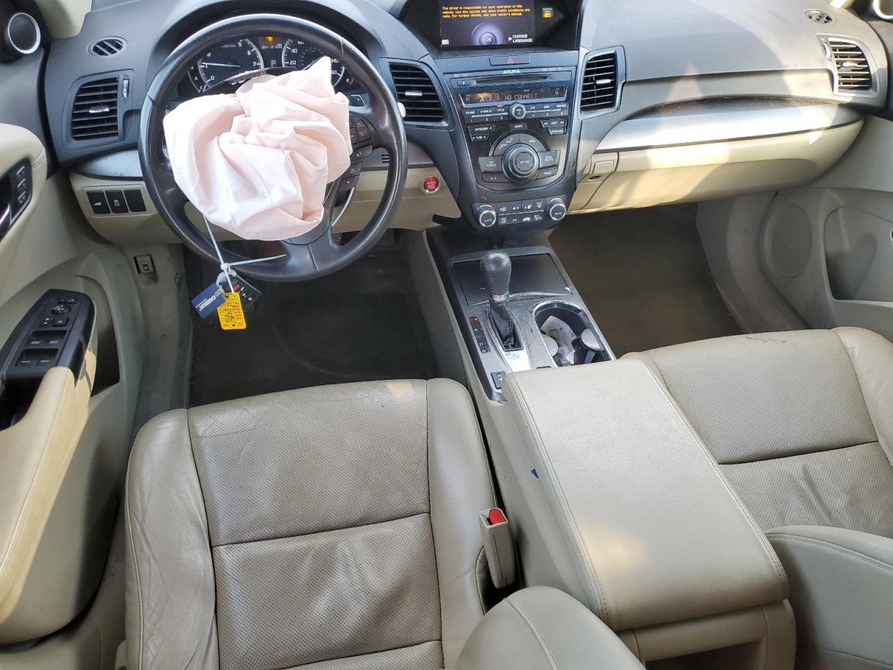 2013 Acura RDX VIN 5J8TB4H55DL012214 Copart auction photo, front end / side damage thumbnail 8