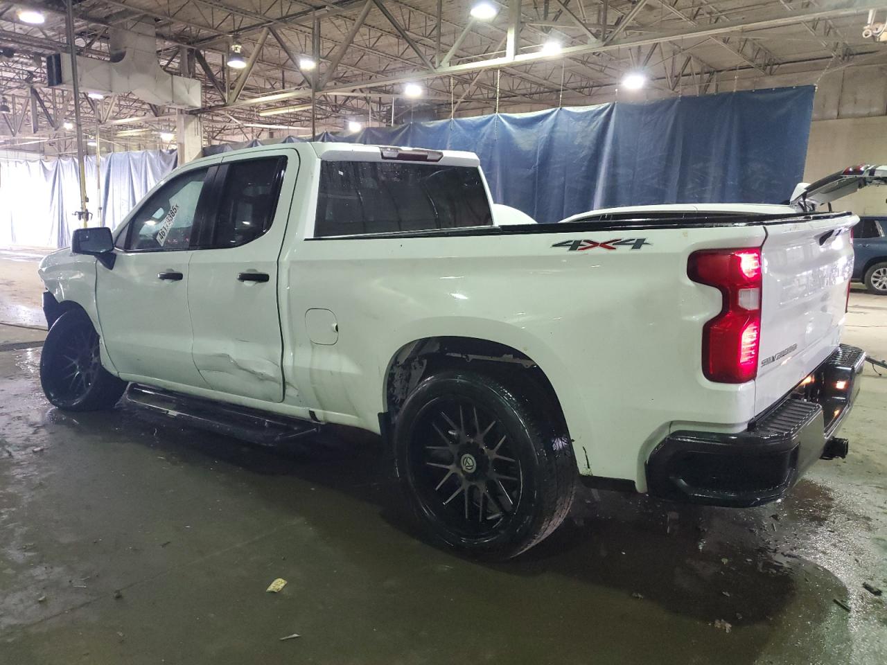 2019 Chevrolet Silverado VIN 1GCRYAEF7KZ186475 Copart auction photo, front end / side damage thumbnail 2