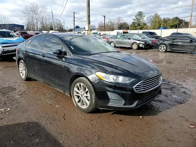 2020 Ford Fusion VIN 3FA6P0HD1LR233215 Copart auction photo, side / rear end damage thumbnail 11