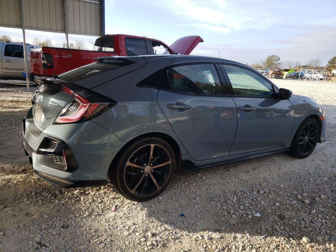 2021 Honda Civic VIN SHHFK7H47MU200769 Copart auction photo, rear end / minor dent/scratches damage thumbnail 3