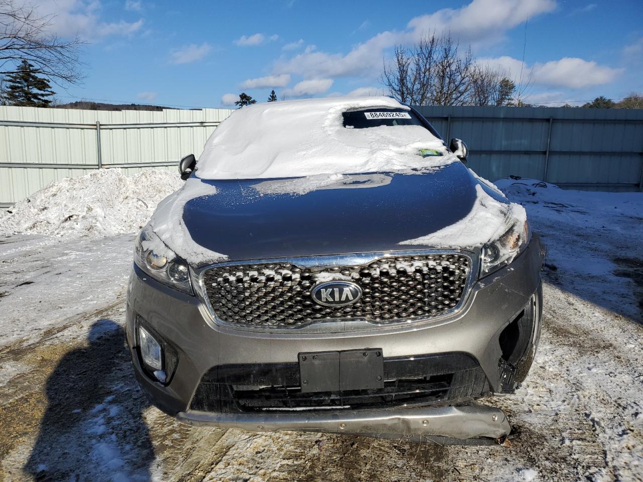 2017 KIA Sorento VIN 5XYPKDA59HG311135 Copart auction photo, undercarriage / side damage thumbnail 5