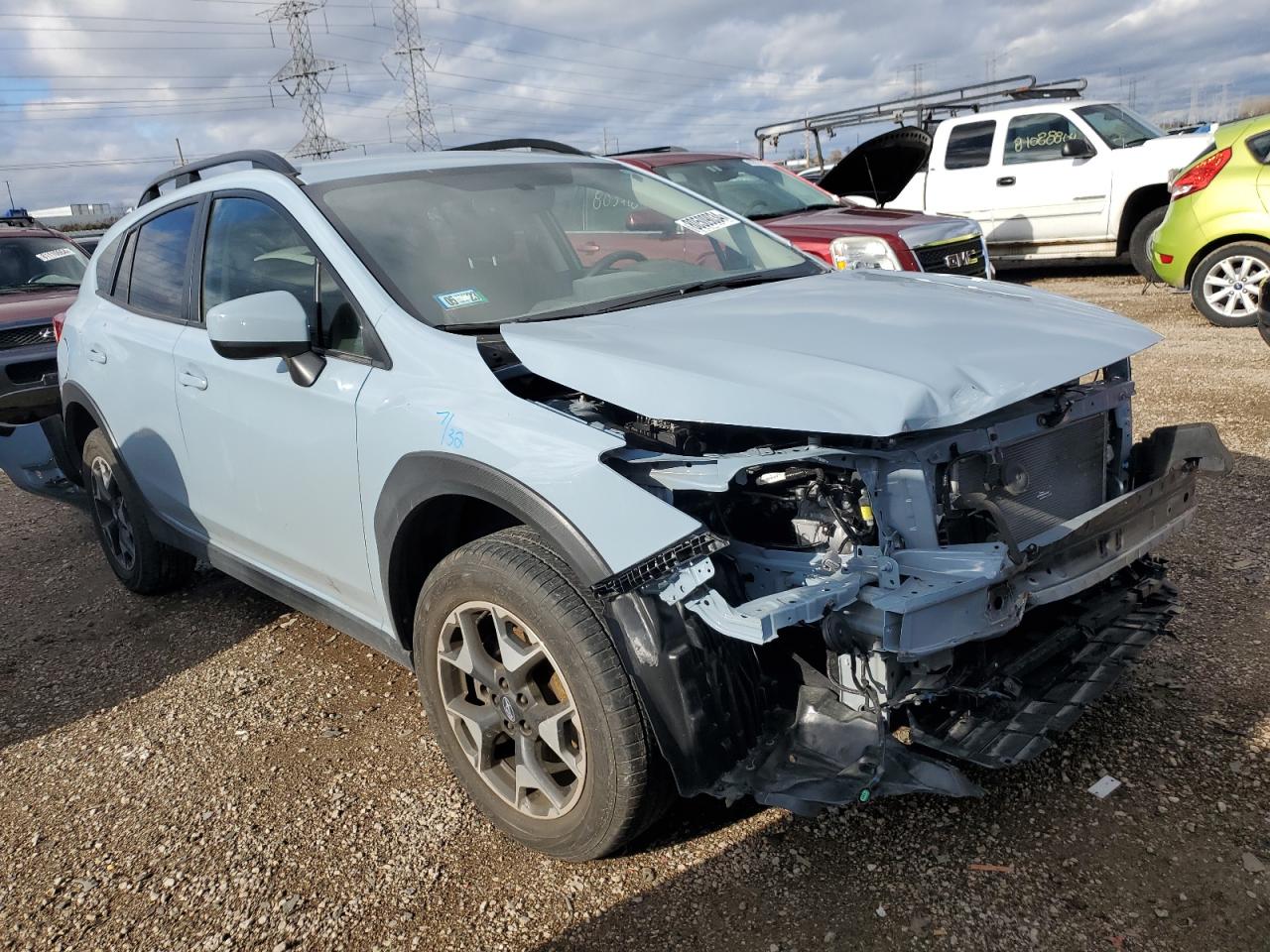 2019 Subaru XV VIN JF2GTACC8KH367221 Copart auction photo, front end damage thumbnail 4