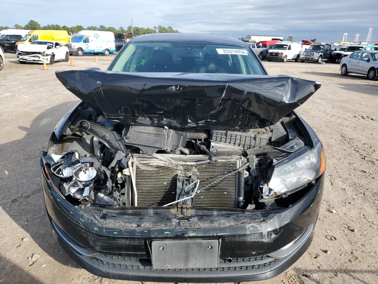 2014 Volkswagen Passat VIN 1VWCN7A33EC018494 Copart auction photo, front end damage thumbnail 5