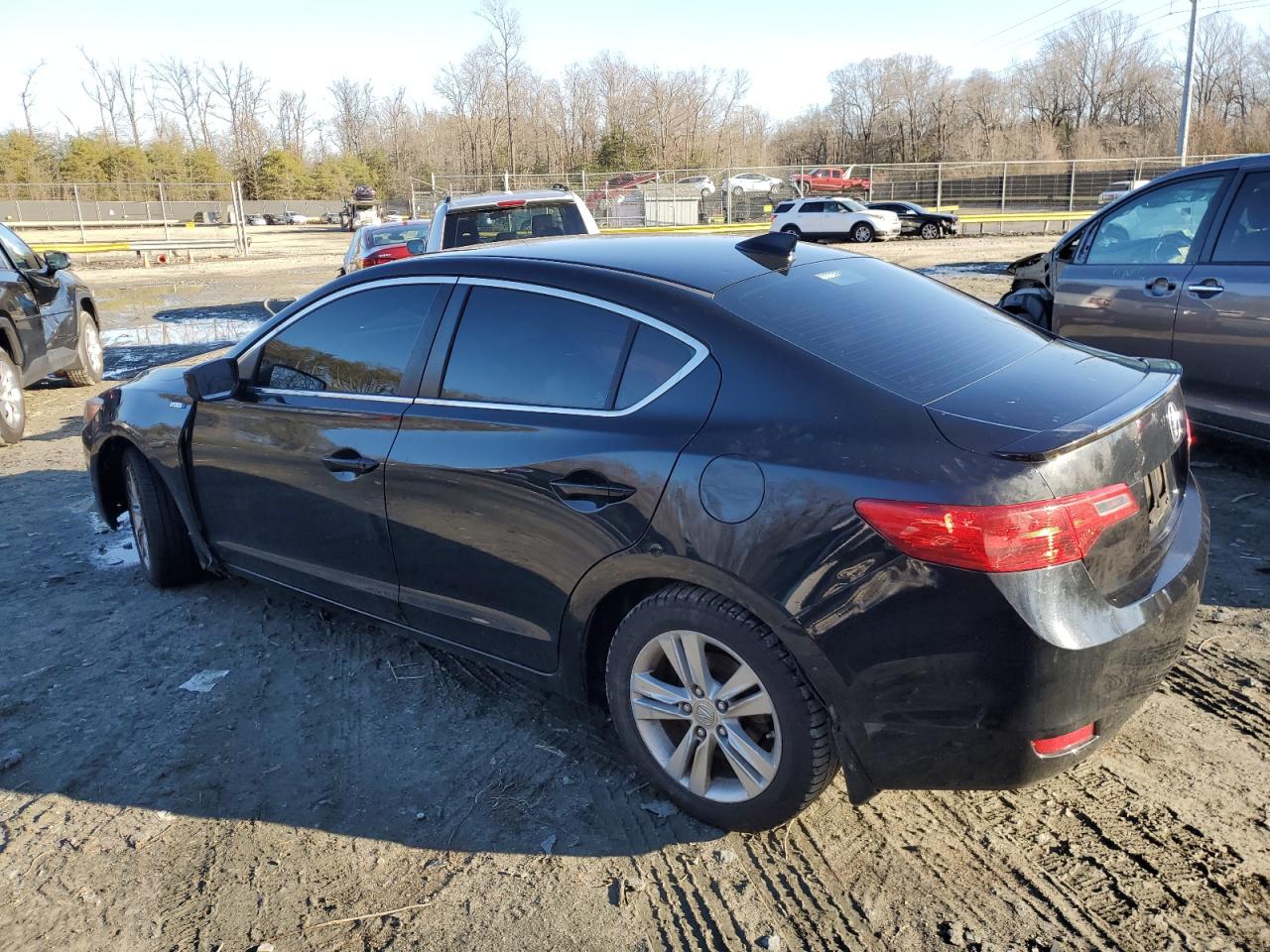 2013 Acura ILX VIN 19VDE3F74DE300607 Copart auction photo, undercarriage damage thumbnail 2