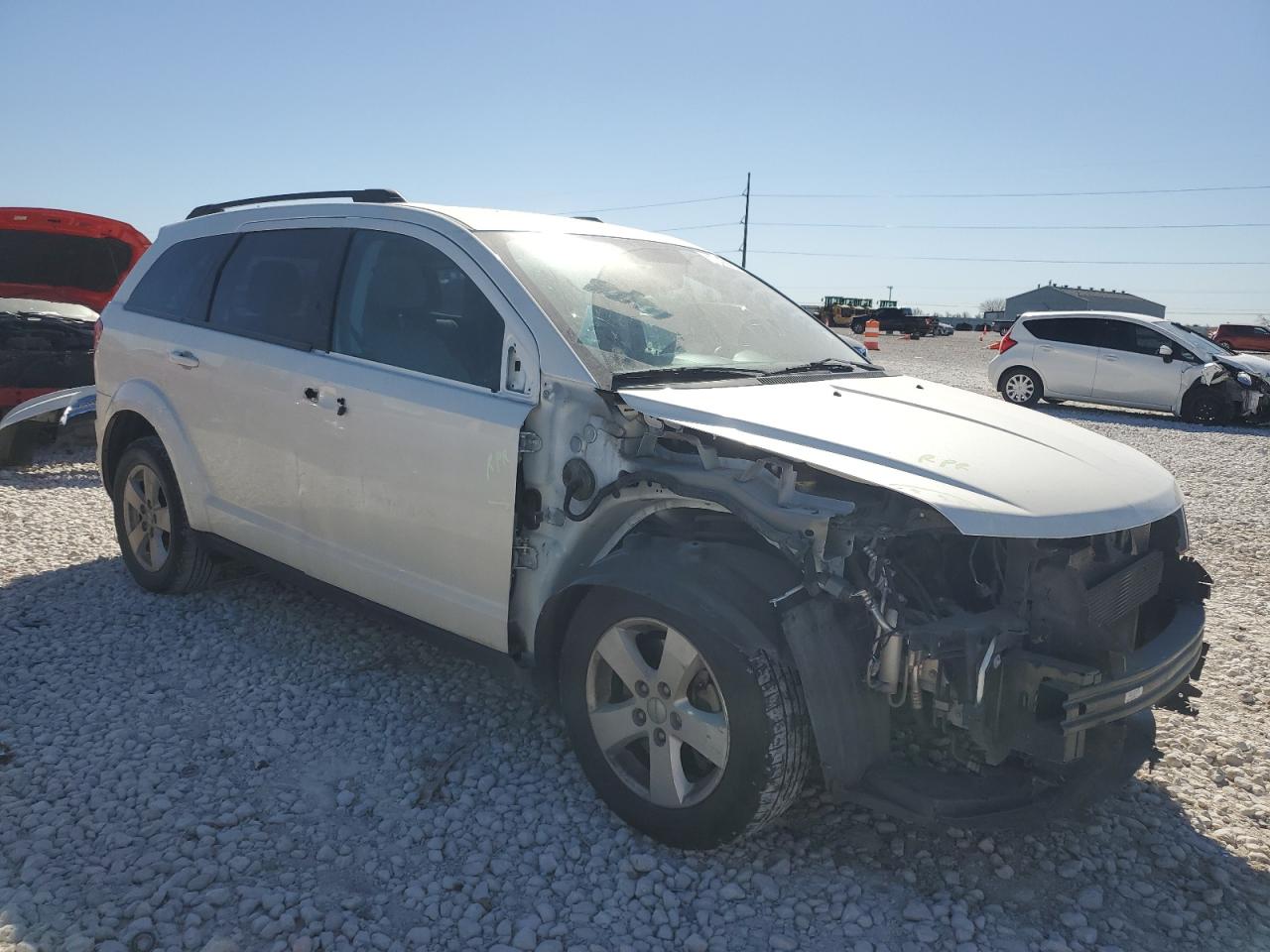 2016 Dodge Journey VIN 3C4PDCAB6GT238923 Copart auction photo, front end / side damage thumbnail 4