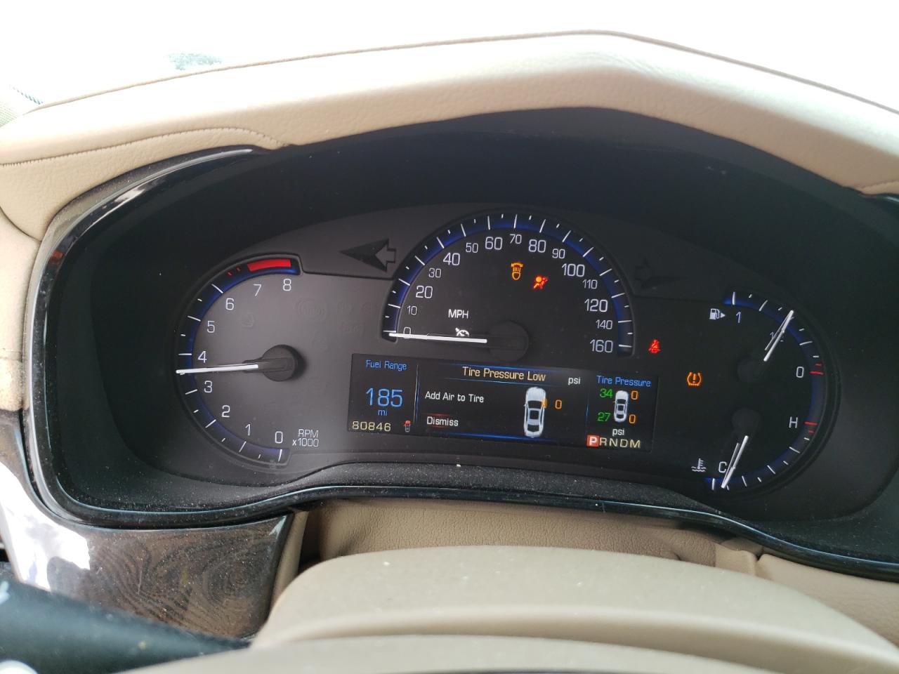2015 Cadillac CTS VIN 1G6AX5SX4F0108656 Copart auction photo, front end / side damage thumbnail 9