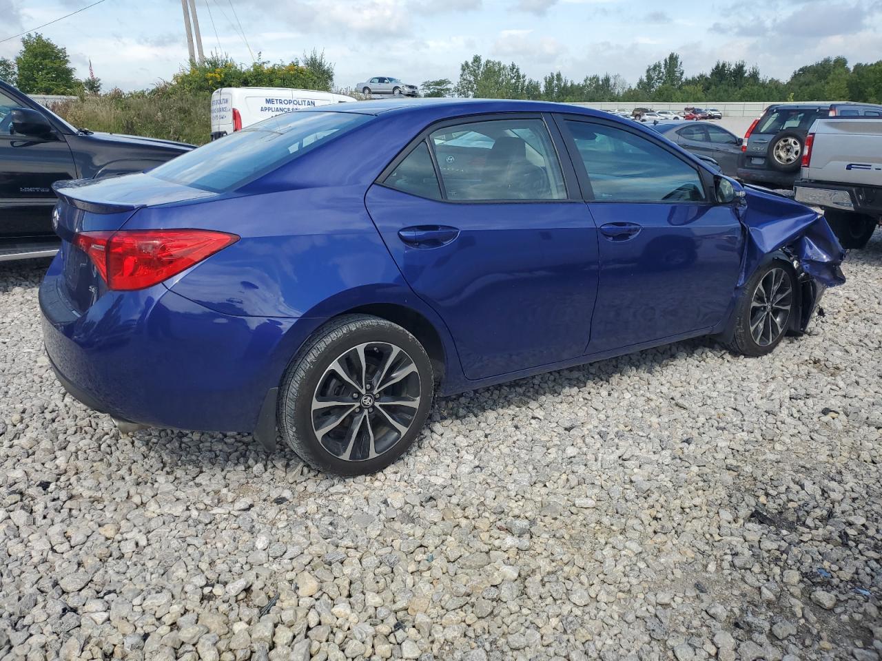2019 Toyota Corolla VIN 2T1BURHE9KC179813 Copart auction photo, front end damage thumbnail 3