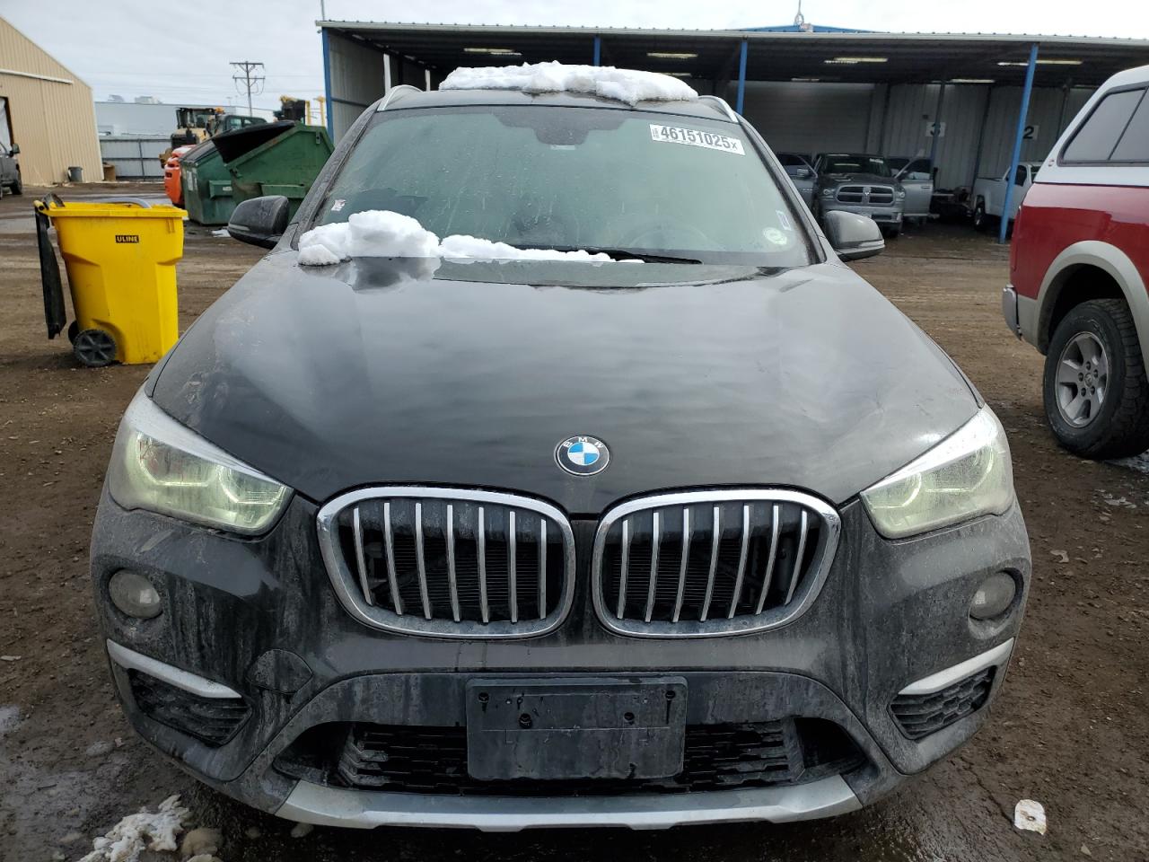 2017 BMW X1 VIN WBXHT3C37H5F87237 Copart auction photo, rear end damage thumbnail 5