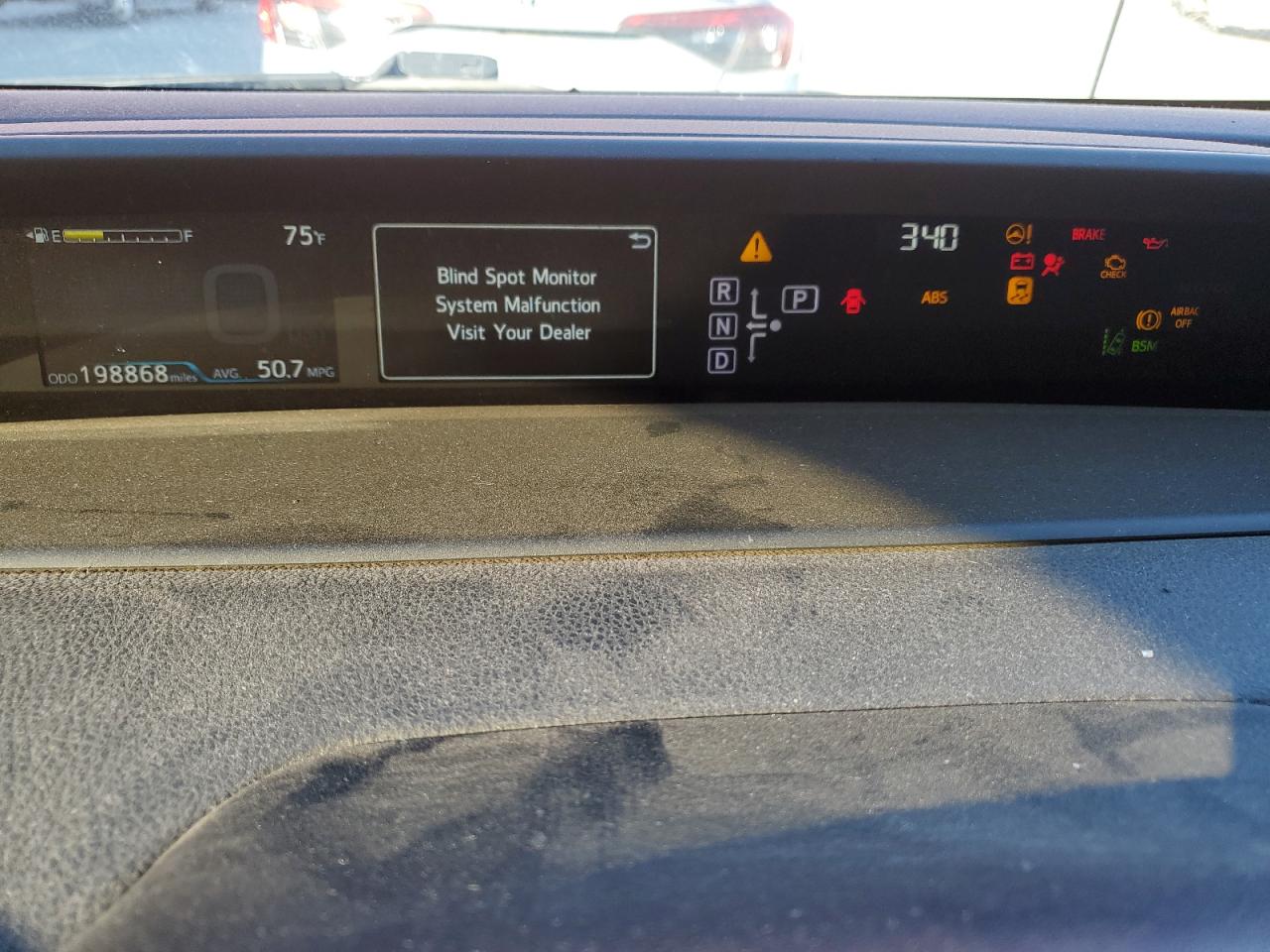 2016 Toyota Prius VIN JTDKARFU0G3527159 Copart auction photo, front end damage thumbnail 9