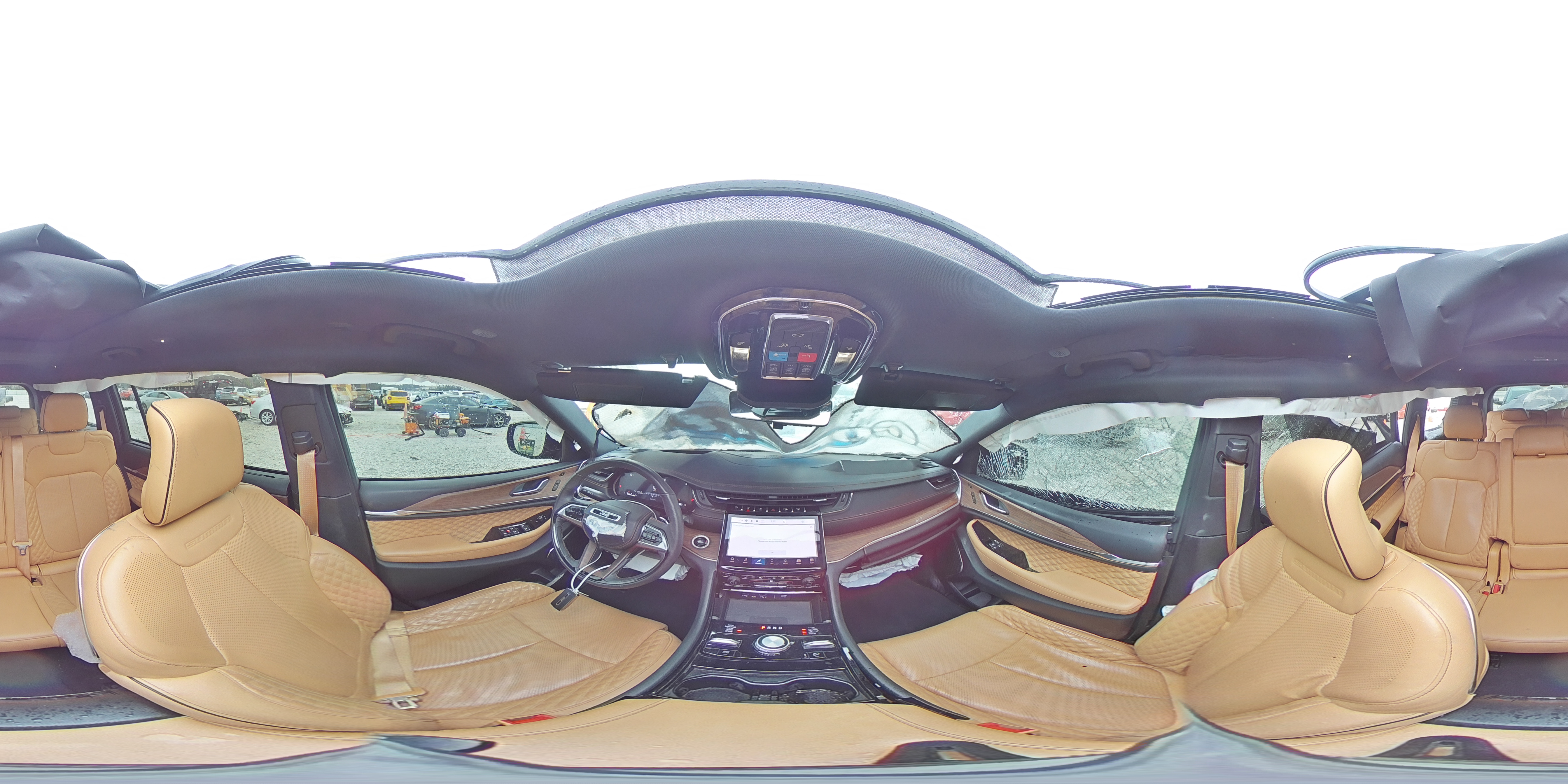 2021 Jeep Grand Cherokee VIN 1C4RJKEG9M8104242 Copart auction photo, side / top/roof damage thumbnail 16