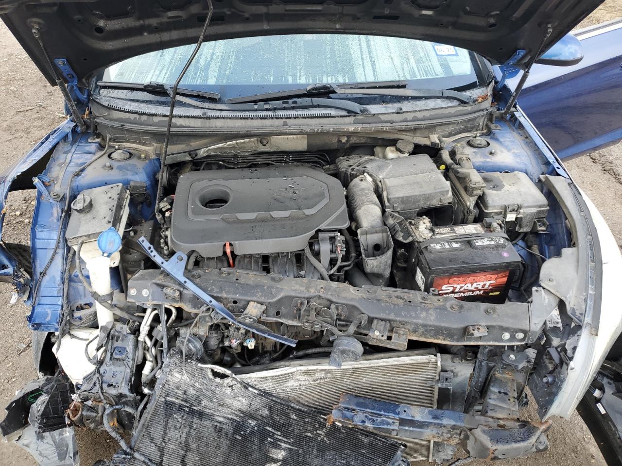 2015 Hyundai Sonata VIN 5NPE24AF0FH180943 Copart auction photo, front end damage thumbnail 12