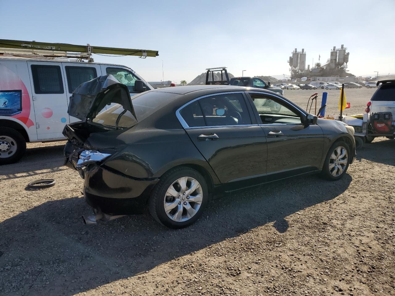 2010 Honda Accord VIN 1HGCP2F78AA155000 Copart auction photo, rear end damage thumbnail 3