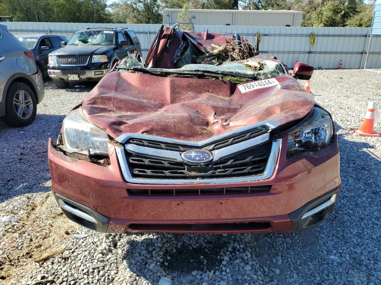 2017 Subaru Forester VIN JF2SJADC9HH557391 Copart auction photo, all over damage thumbnail 5