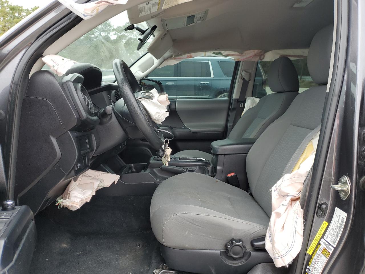 2016 Toyota Tacoma VIN 5TFAX5GN5GX073736 Copart auction photo, front end / side damage thumbnail 7