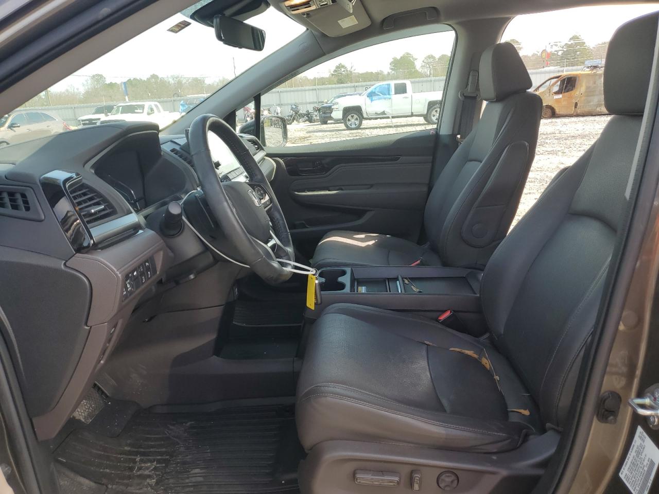 2020 Honda Odyssey VIN 5FNRL6H93LB056220 Copart auction photo, all over damage thumbnail 7