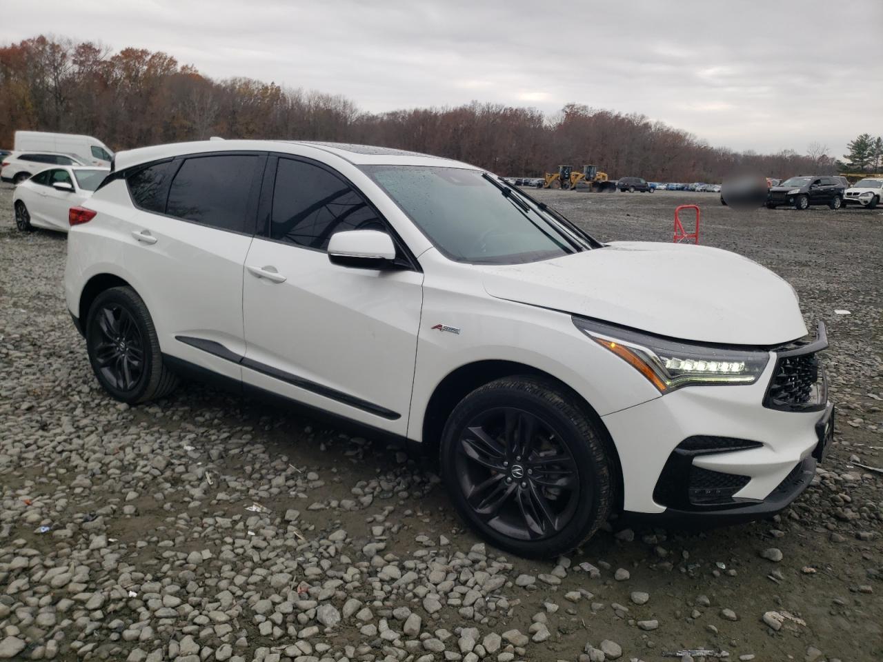 2020 Acura RDX VIN 5J8TC2H68LL037147 Copart auction photo, front end / side damage thumbnail 4