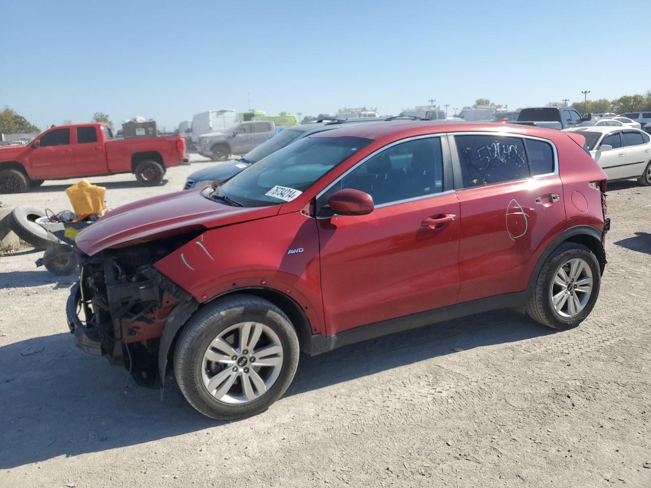 2019 KIA Sportage VIN KNDPMCAC2K7512642