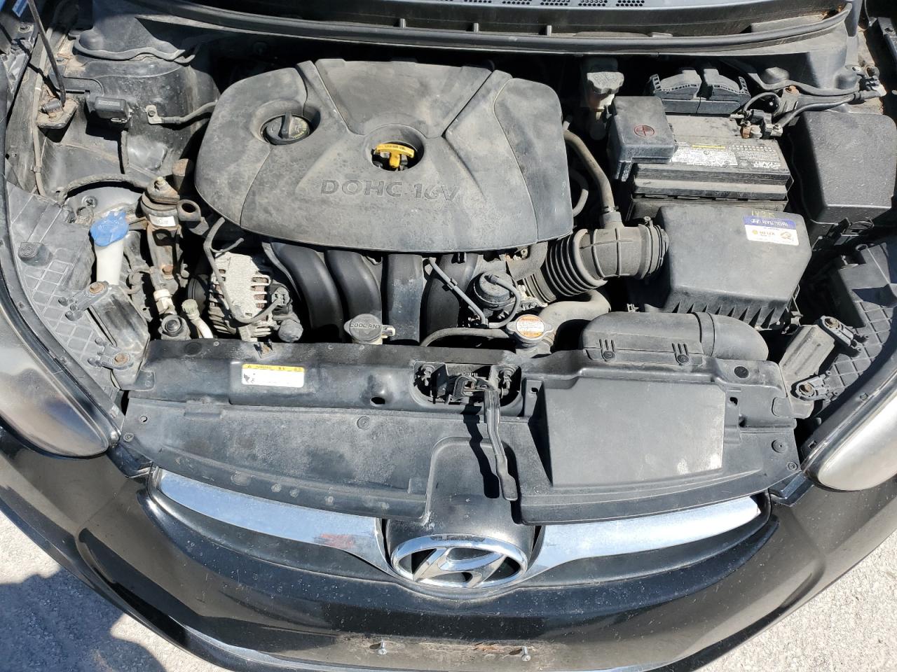2011 Hyundai Elantra VIN KMHDH4AE0BU143310 Copart auction photo, vandalism / minor dent/scratches damage thumbnail 11
