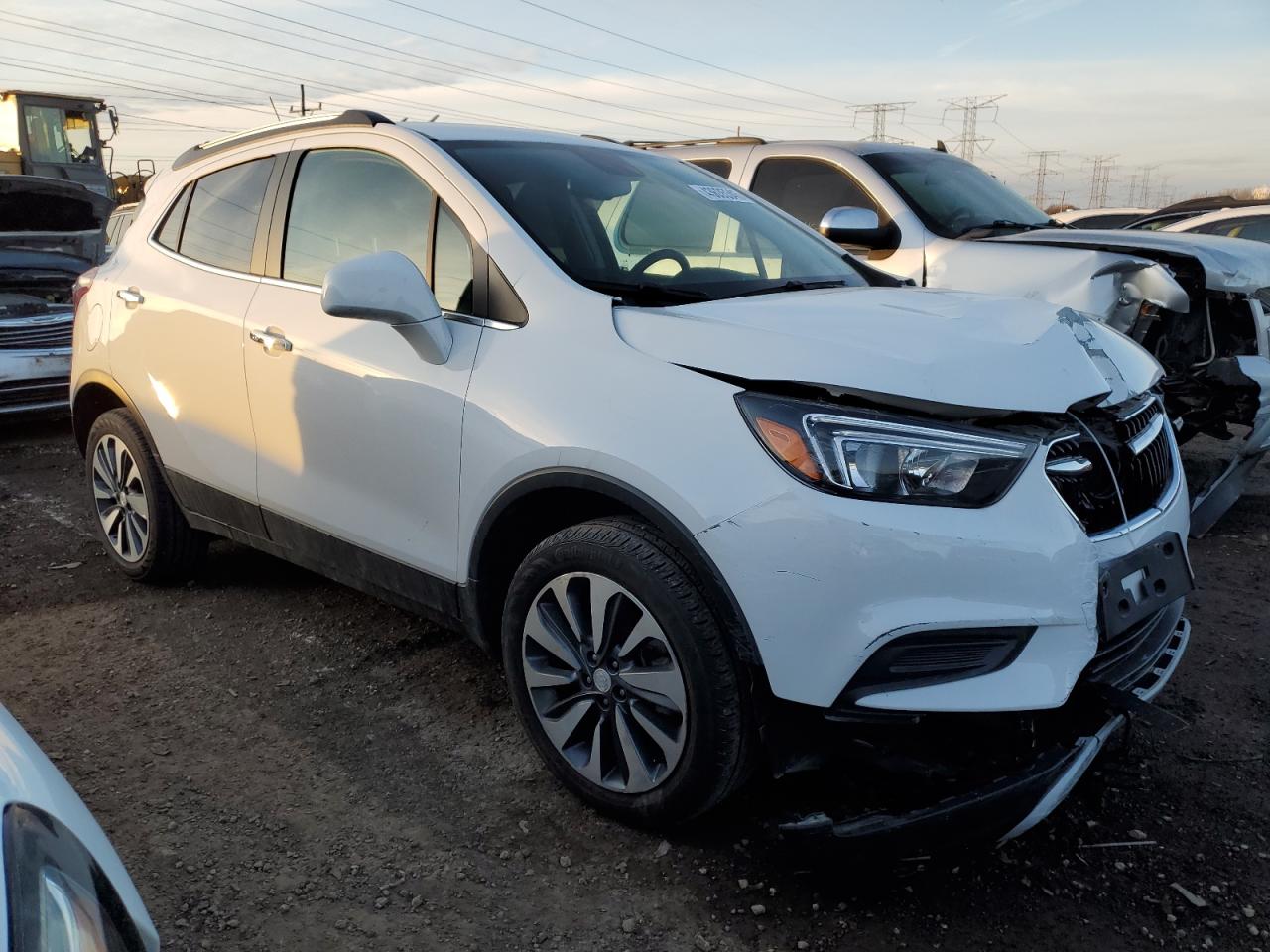 2022 Buick Encore VIN KL4CJESM7NB540913 Copart auction photo, front end / minor dent/scratches damage thumbnail 4