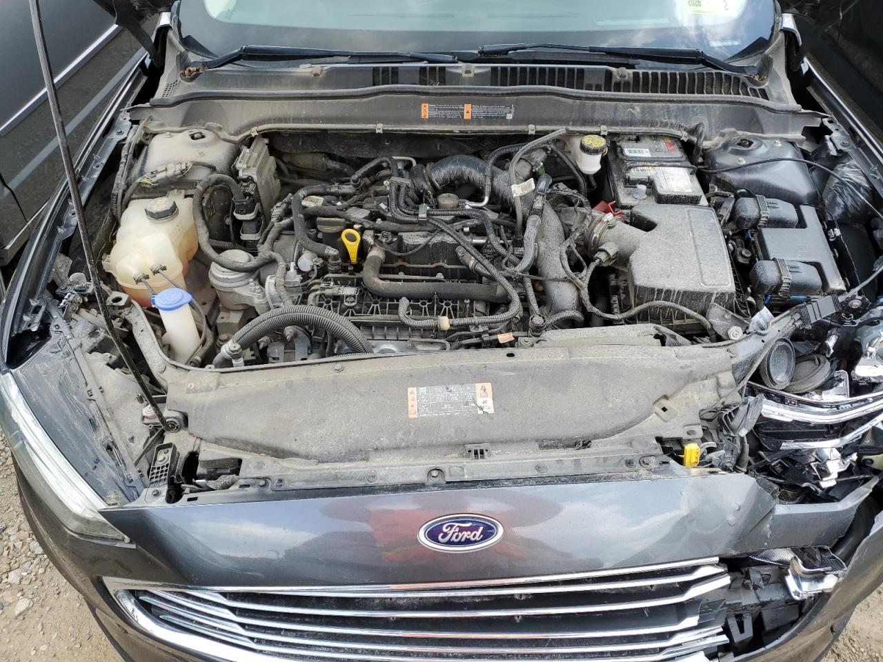 2019 Ford Fusion VIN 3FA6P0HDXKR107997 Copart auction photo, front end / rear end damage thumbnail 12