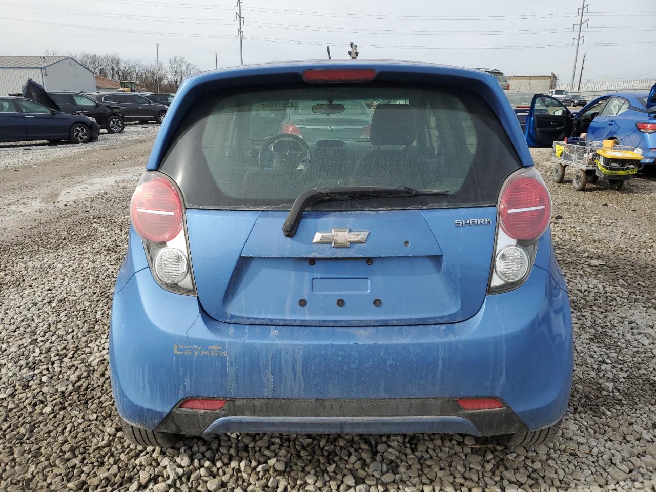2014 Chevrolet Spark VIN KL8CA6S93EC585485 Copart auction photo, front end damage thumbnail 6