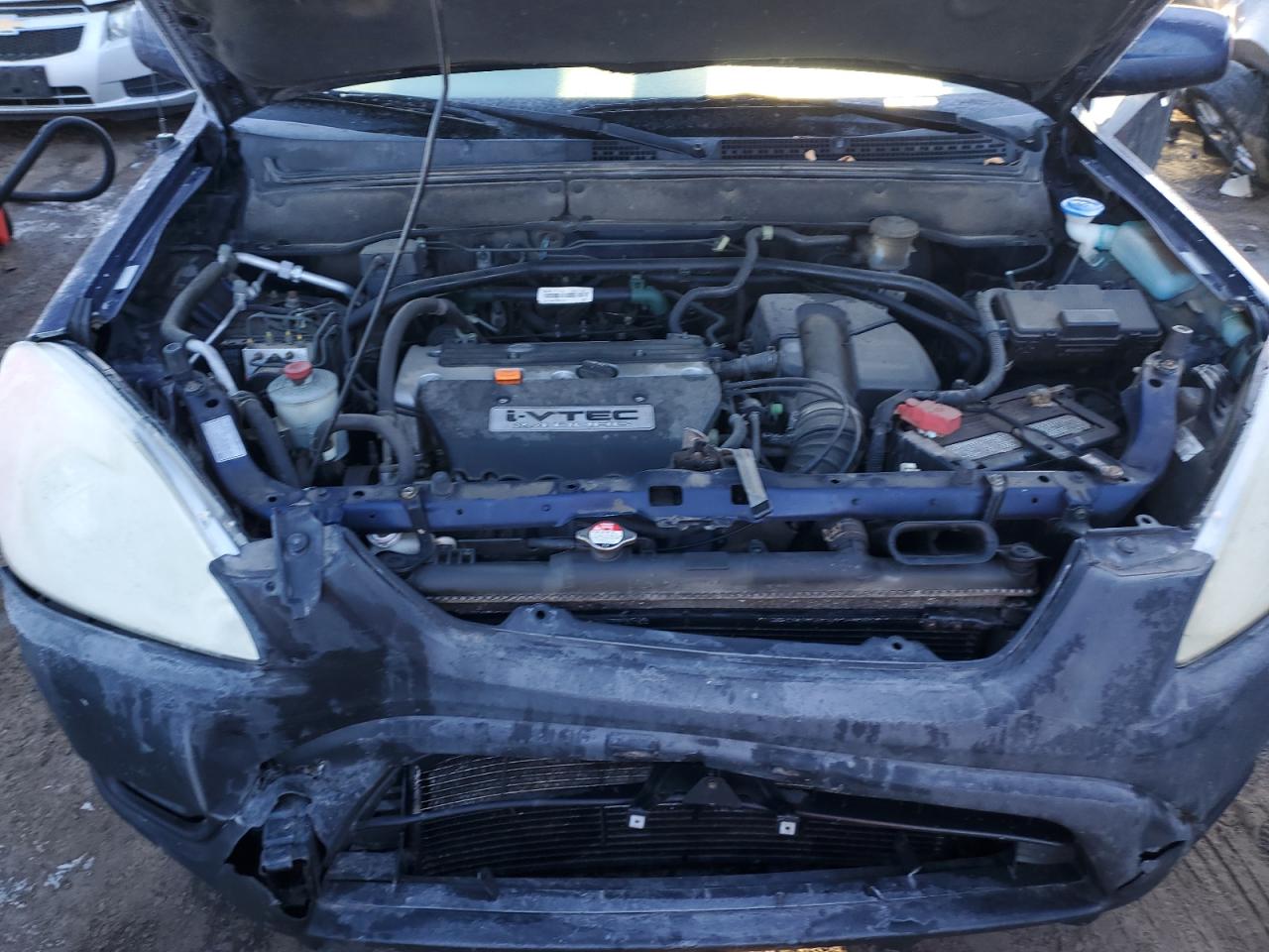 2004 Honda CR-V VIN SHSRD78864U253032 Copart auction photo, front end damage thumbnail 13