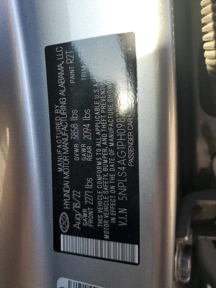 2023 Hyundai Elantra VIN 5NPLS4AG1PH098222 Copart auction photo, front end damage thumbnail 15