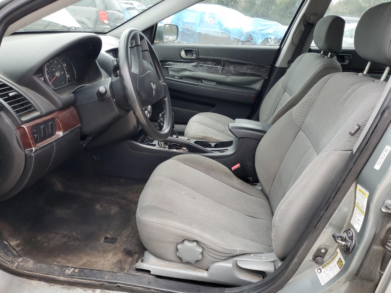 2009 Mitsubishi Galant VIN 4A3AB36F39E035060 Copart auction photo, all over damage thumbnail 7