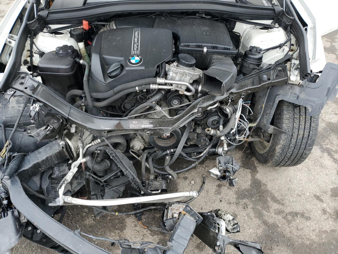 2013 BMW X1 VIN WBAVM5C51DVV90245 Copart auction photo, front end damage thumbnail 11