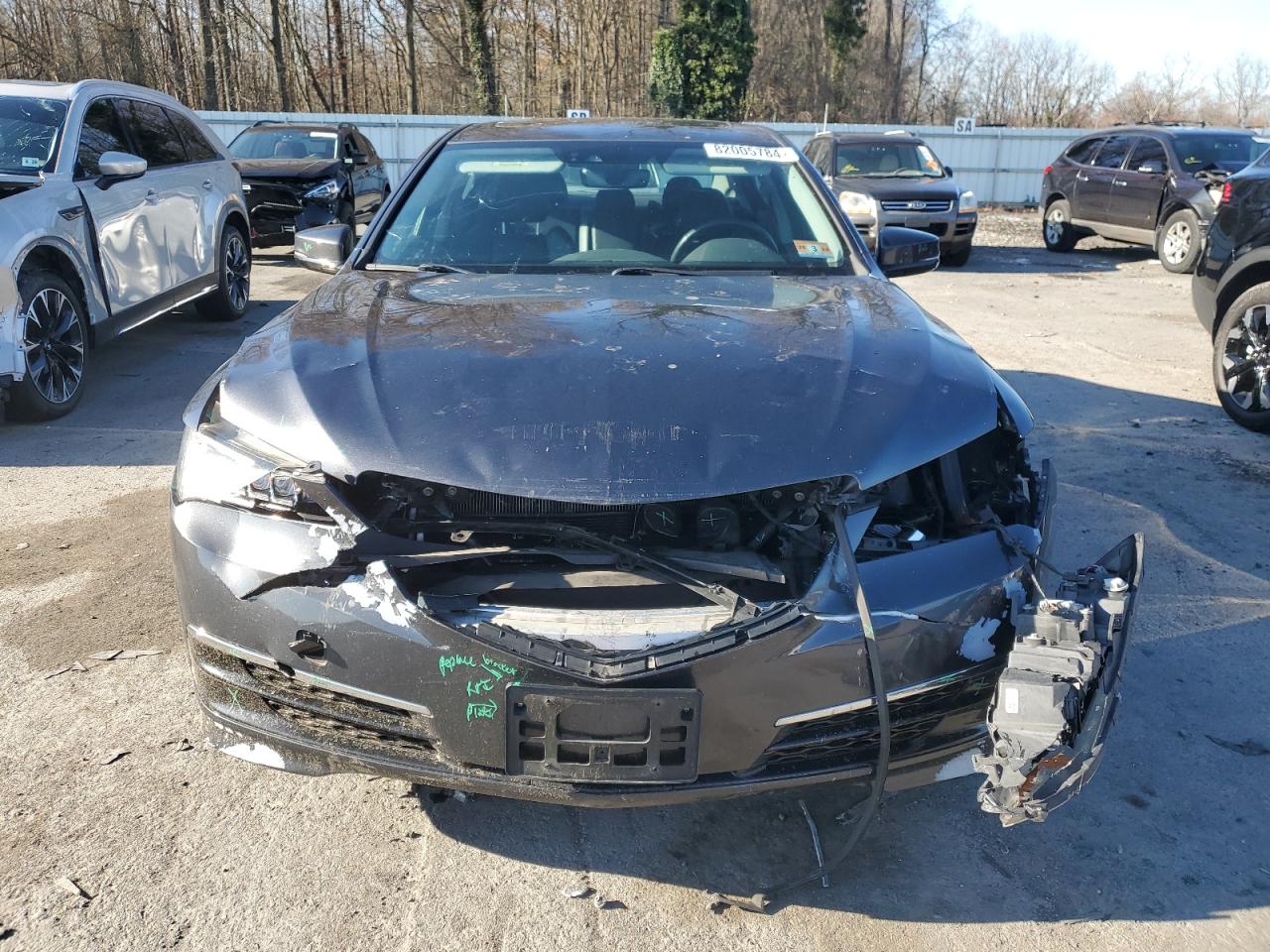 2015 Acura TLX VIN 19UUB3F52FA000893 Copart auction photo, front end damage thumbnail 5