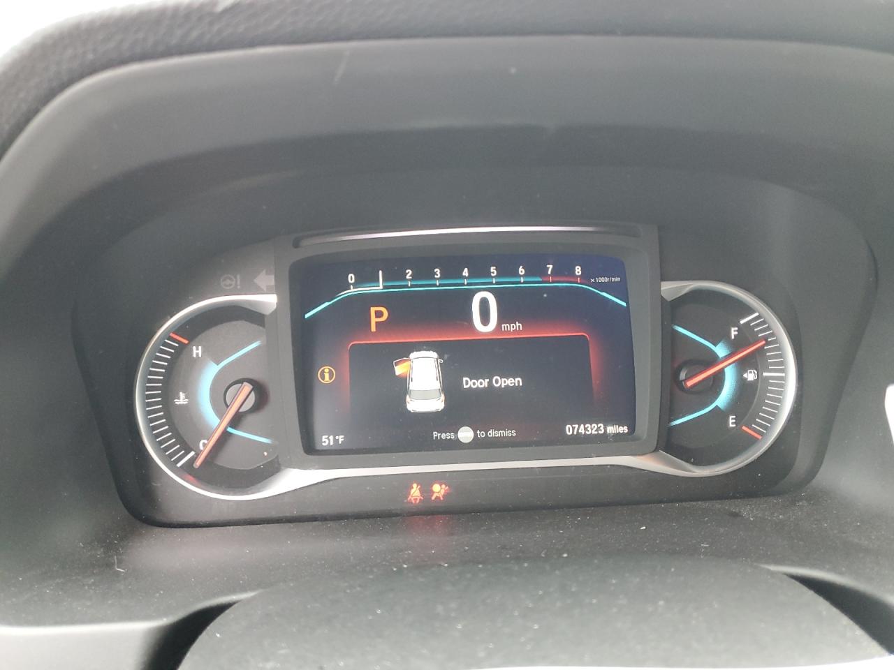 2020 Honda Pilot VIN 5FNYF6H50LB055462 Copart auction photo, side damage thumbnail 9